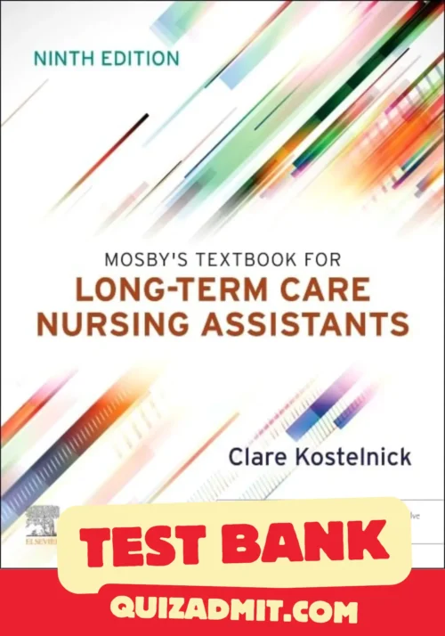 nursing assistant test bank​