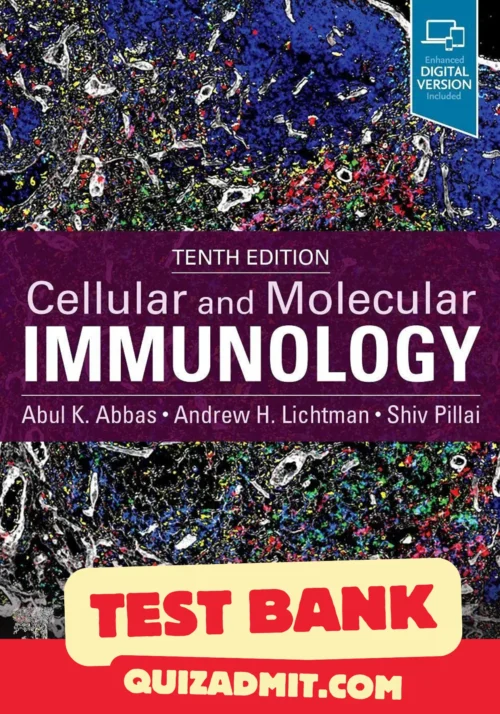 cellular and molecular immunology test bank