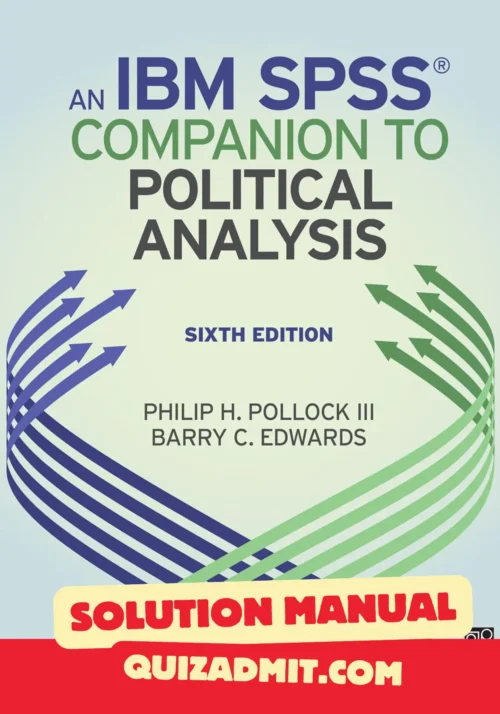 An ibm spss Companion to Political Analysis 6th Edition