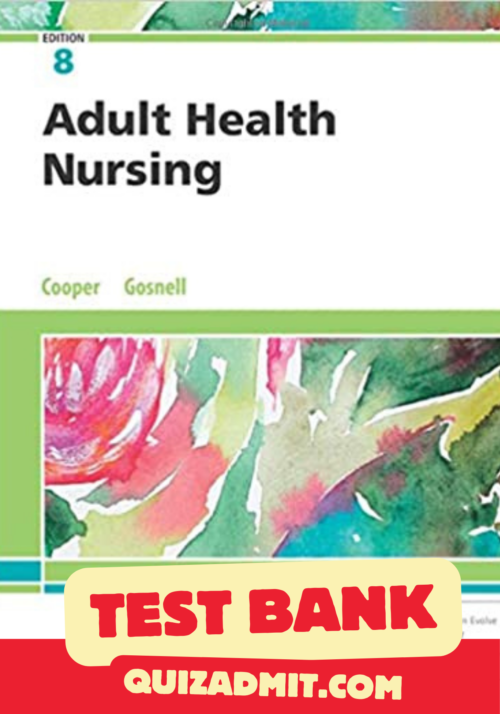 Adult Health Nursing Test Bank