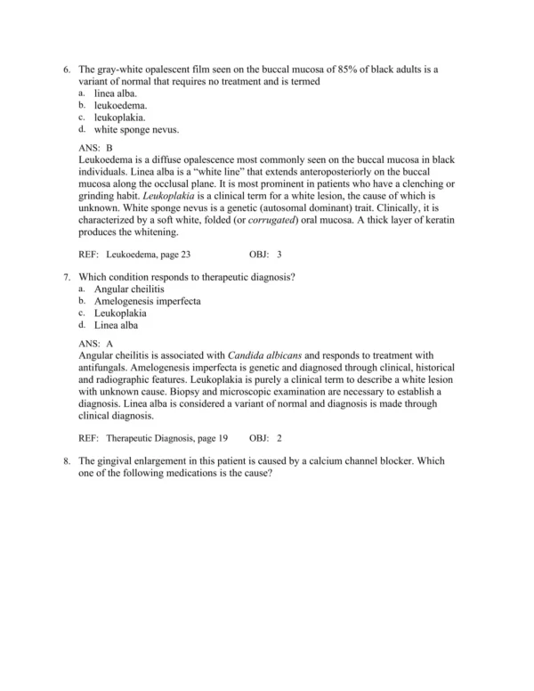 Oral Pathology for the Dental Hygienist 8th Edition Olga Ibsen Test Bank_Page3.webp-003 Oral Pathology for the Dental Hygienist 8th Edition Olga Ibsen Test Bank